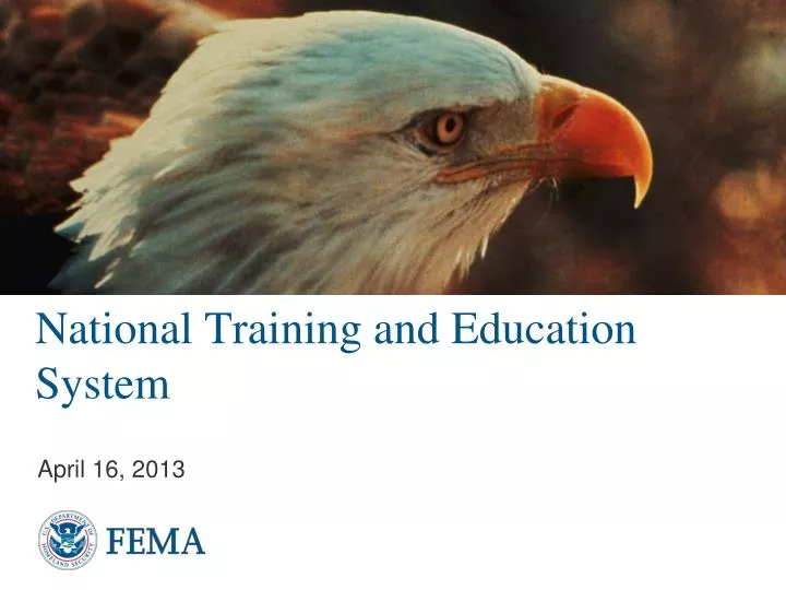 PPT National Training and Education System PowerPoint Presentation