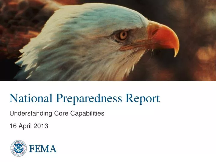 PPT National Preparedness Report PowerPoint Presentation, free