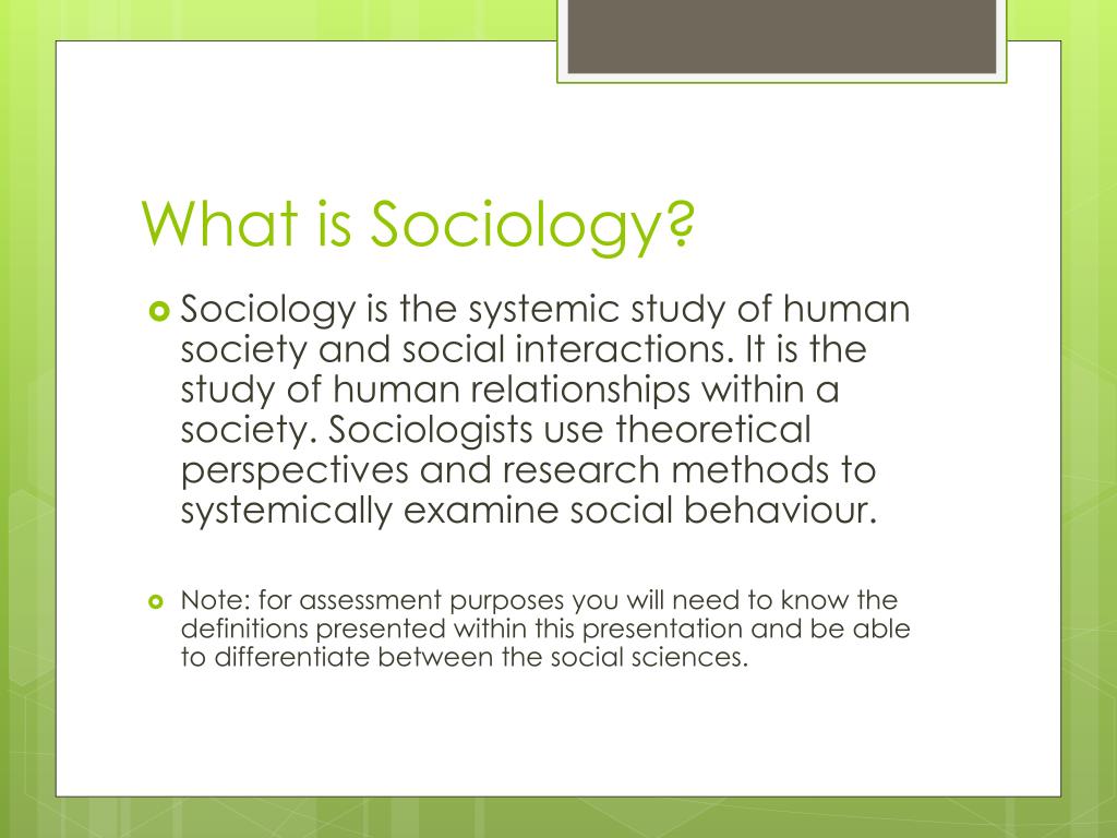 PPT Introduction to Sociology PowerPoint Presentation, free download