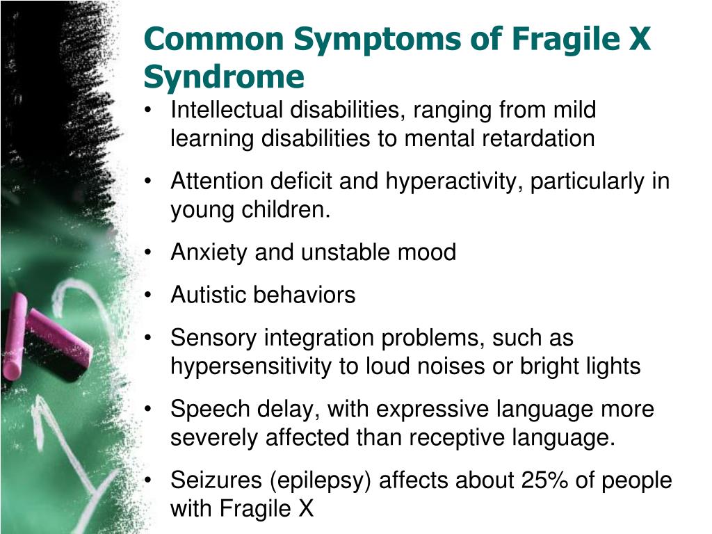 fragile x presentation