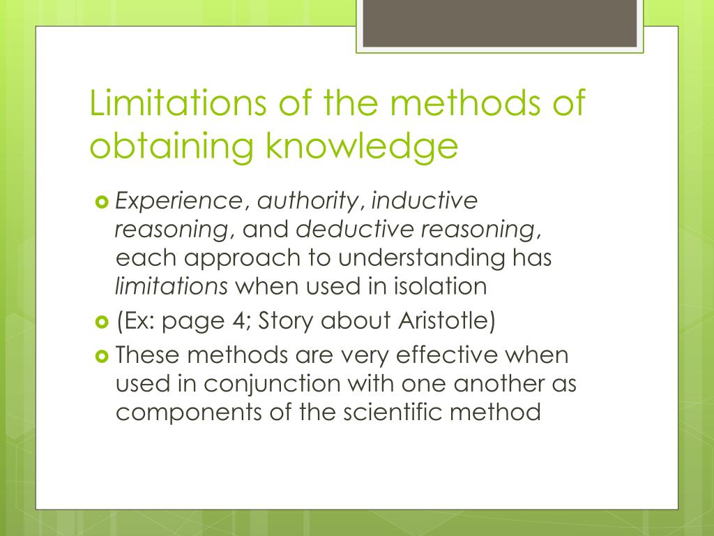 limitations in educational research