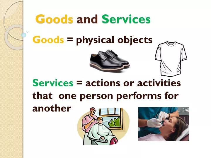 goods and services n.