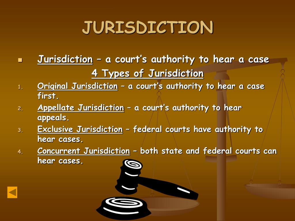 presentation court definition