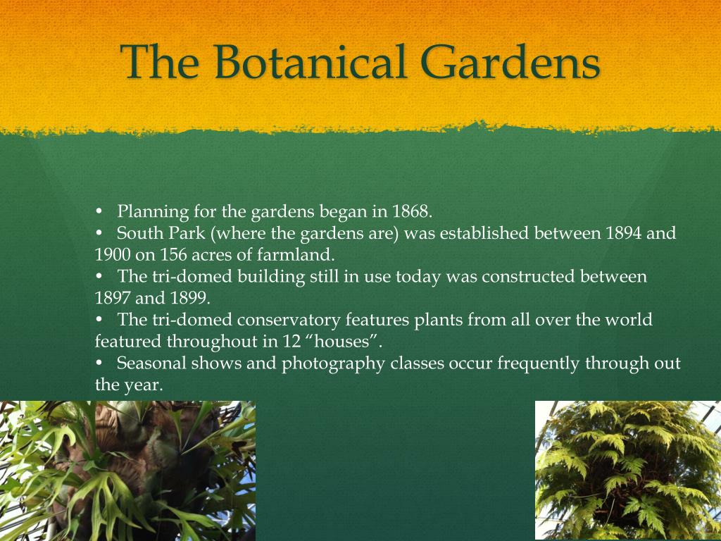 essay on botanical garden