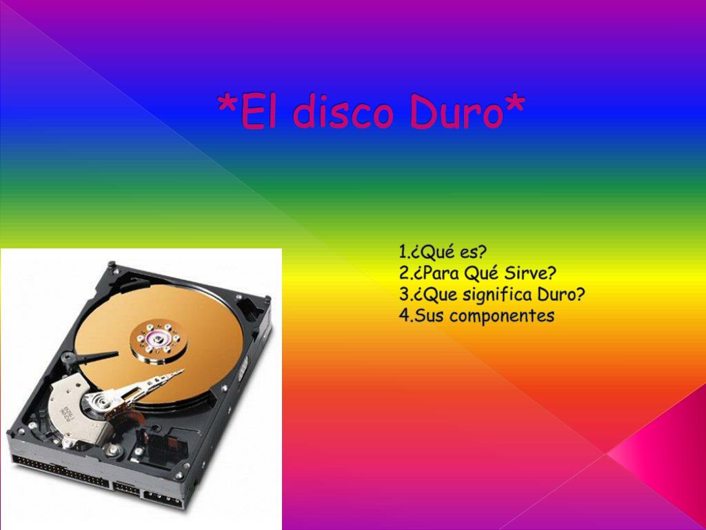 PPT - *El disco Duro* PowerPoint Presentation, free download - ID:2810627