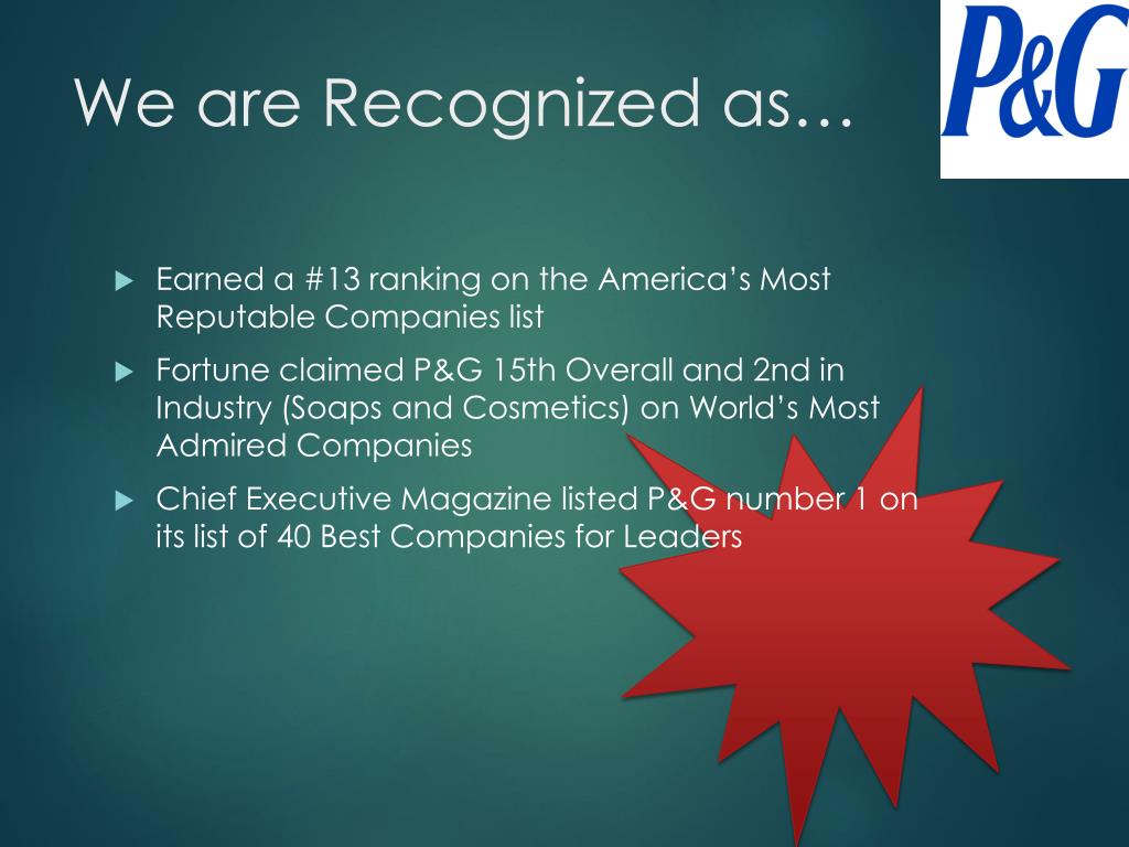 Procter & Gamble - Most Admired Companies - FORTUNE