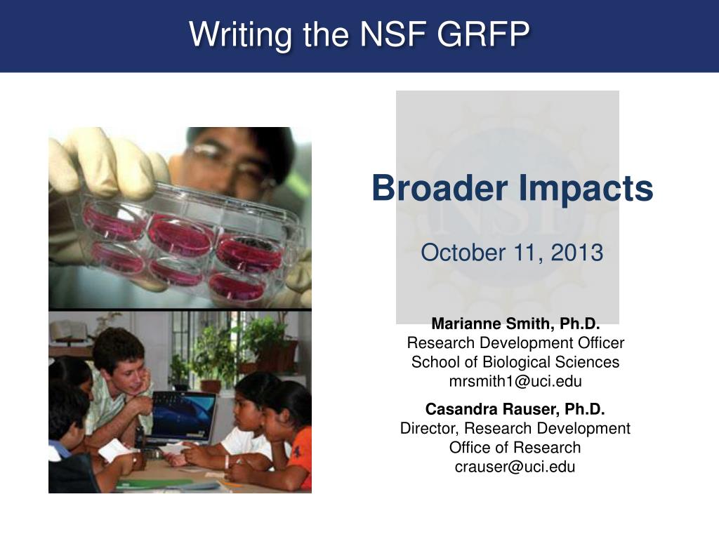 PPT Writing the NSF GRFP PowerPoint Presentation, free download ID