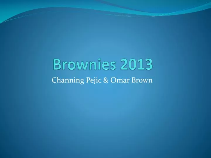 brownies 2013 n.