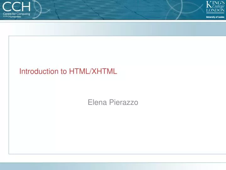 PPT - Introduction to HTML/XHTML PowerPoint Presentation, free download ...