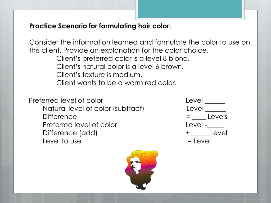 PPT - NO FEAR: HOW TO FORMULATE HAIR COLOR PowerPoint Presentation, free  download - ID:2813218
