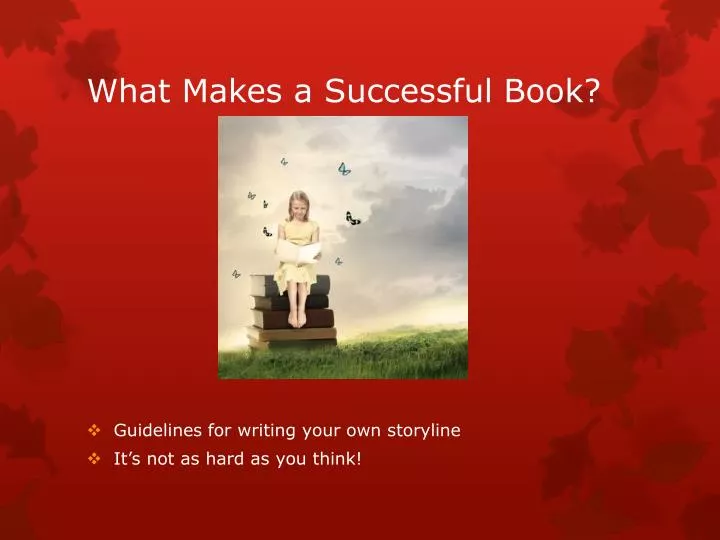 PPT What Makes A Successful Book PowerPoint Presentation Free