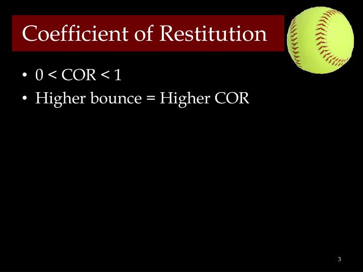 PPT - Striking Up a Coefficient of Restitution PowerPoint Presentation