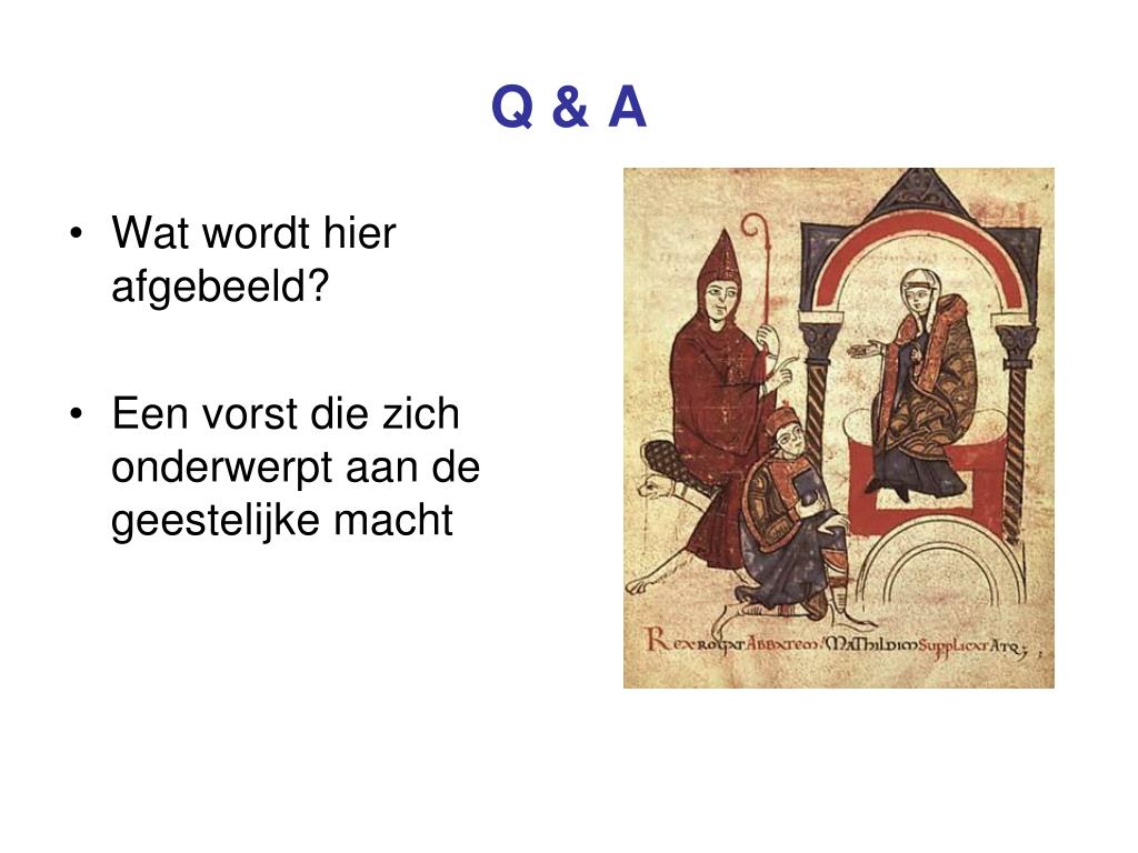 Kerk En Staat Gescheiden PPT - Strijd tussen De Kerk en De Staat Les 8 - Investituurstrijd