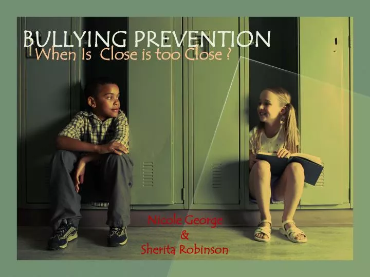 bullying prevention n.