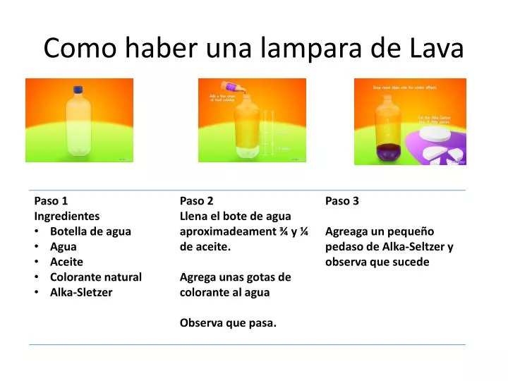 PPT - Como haber una lampara de Lava PowerPoint Presentation, free download  - ID:2816760