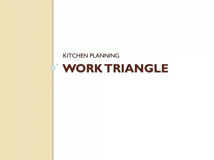 work triangle n.