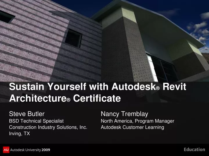 Ppt Sustain Yourself With Autodesk Revit Architecture Ppt Sustain Yourself With Autodesk Revit Architecture