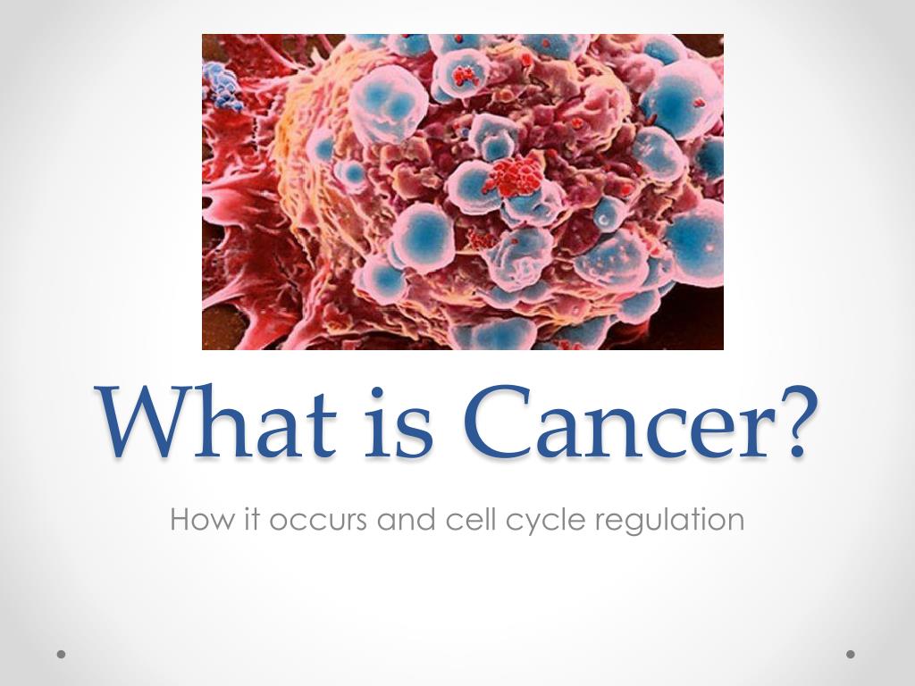 a presentation about cancer
