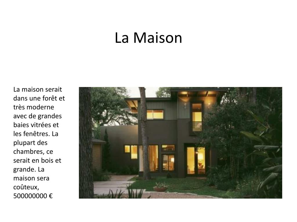 Ppt Ma Maison De Reve Powerpoint Presentation Free Download Id 2820676