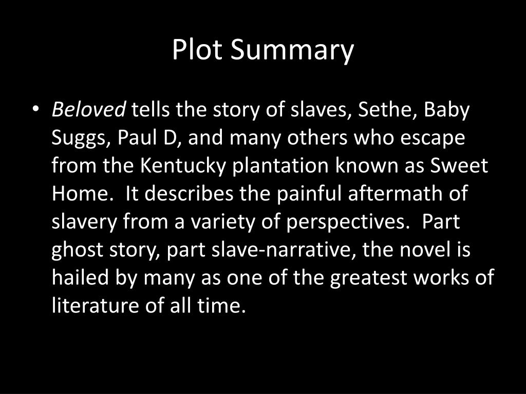 PPT - Literature Introduction: Beloved by Toni Morrison PowerPoint  Presentation - ID:2821511