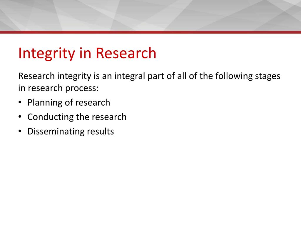 research integrity case