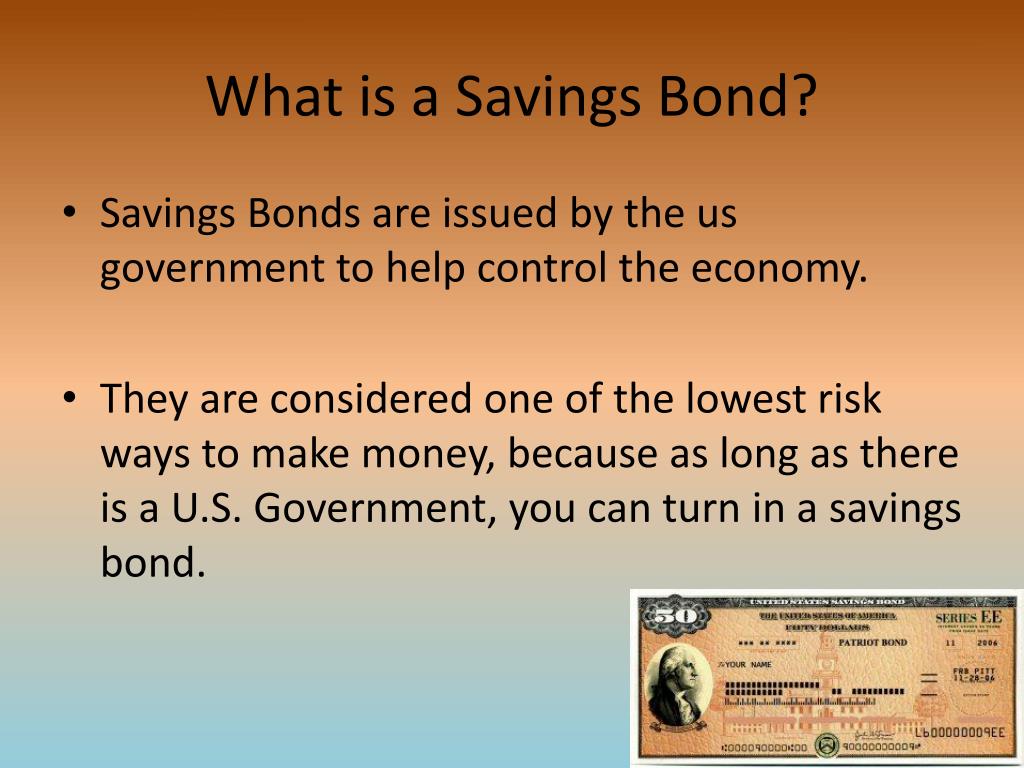 PPT Savings Bonds PowerPoint Presentation, free download ID2822916