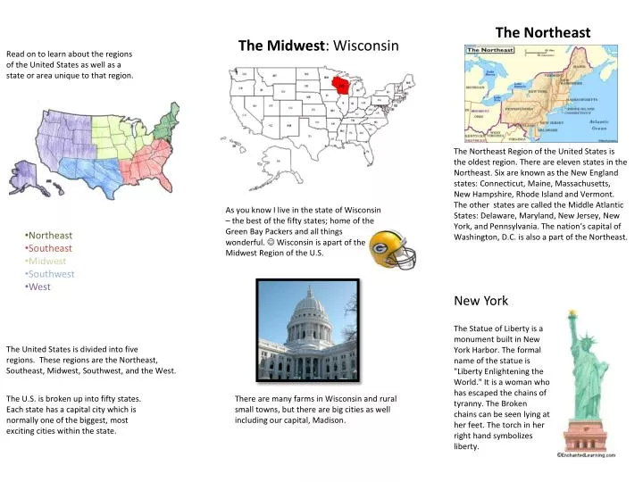 PPT Northeast Southeast Midwest Southwest West PowerPoint