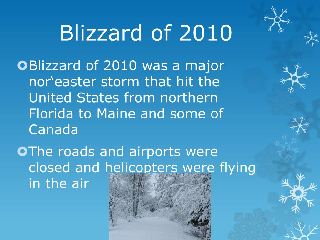 PPT Blizzards PowerPoint Presentation, free download ID2823177