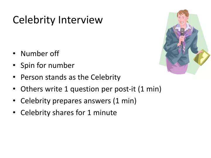 Ppt Celebrity Interview Powerpoint Presentation Free Download Id 2824172 ppt celebrity interview powerpoint