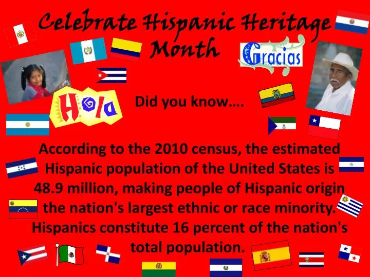 PPT Celebrate Hispanic Heritage Month PowerPoint Presentation, free