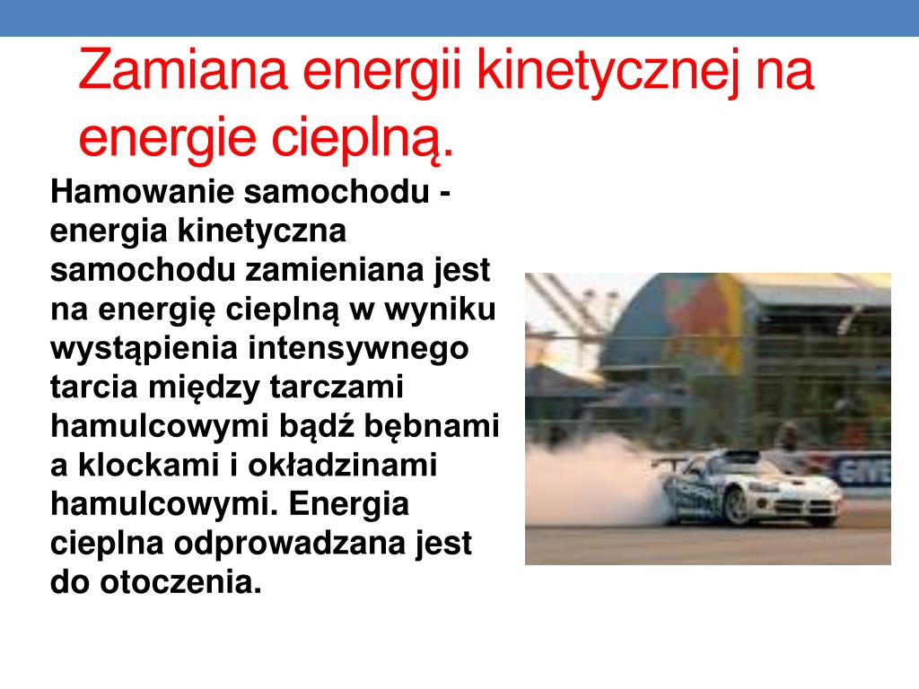 Jednostka Energii Kinetycznej PPT - Dane INFORMACYJNE PowerPoint Presentation, free download - ID:2825156