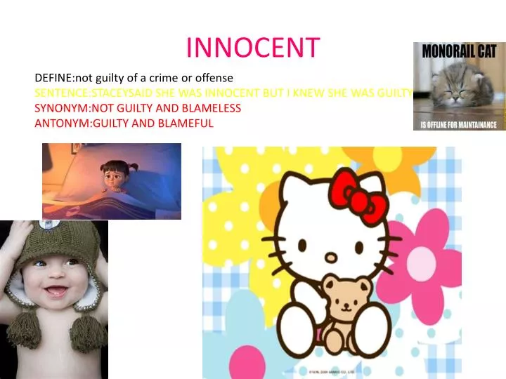 innocent n.