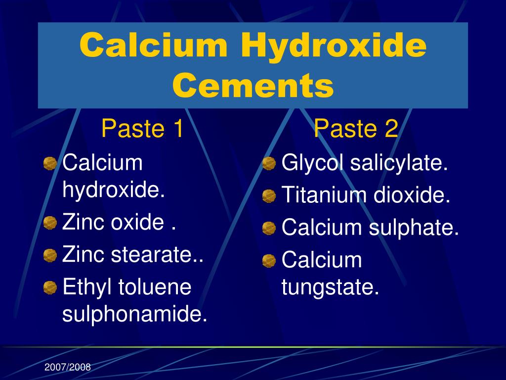 PPT DENTAL CEMENTS PowerPoint Presentation, free download ID2825532