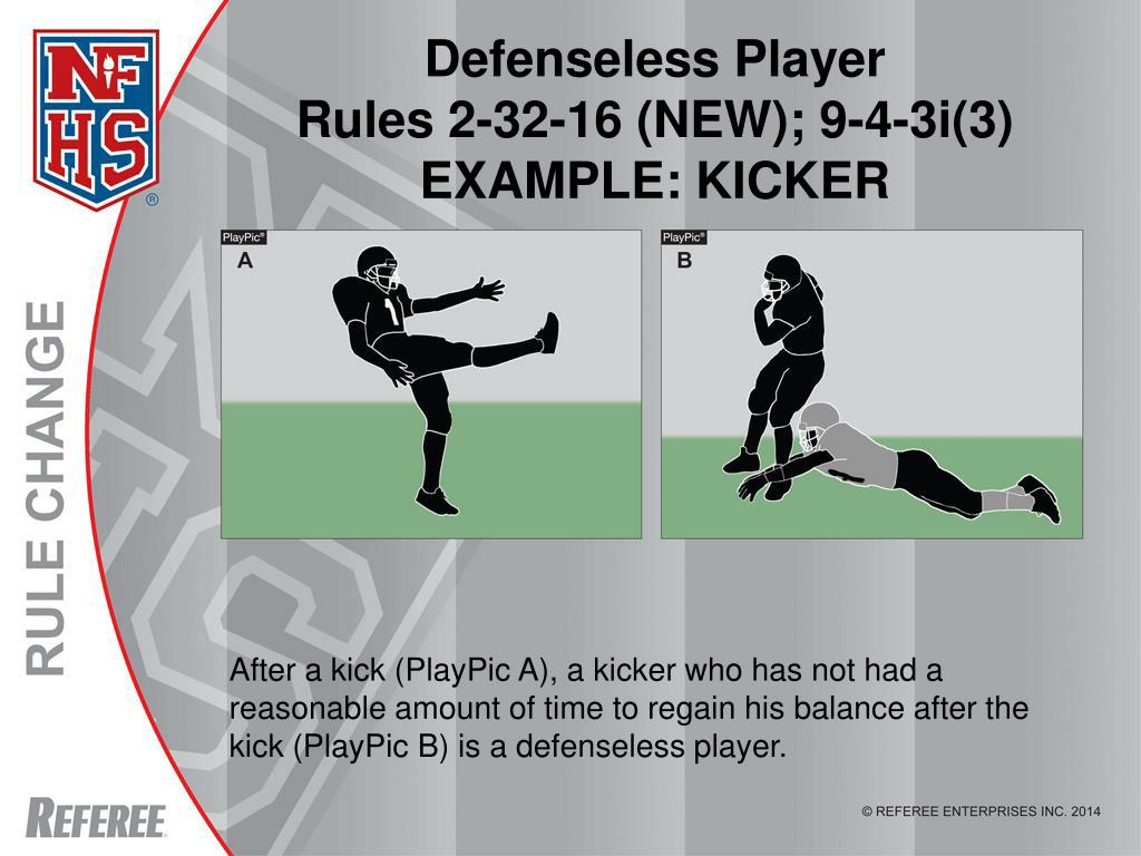 PPT NFHS Football Rules Changes PowerPoint Presentation, free