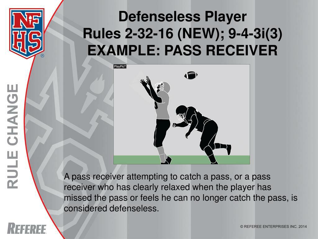 PPT NFHS Football Rules Changes PowerPoint Presentation, free
