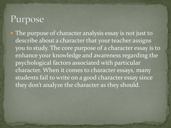 What is the purpose of a descriptive essay