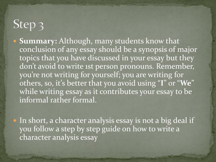 character analysis essay powerpoint Writing a character analysis essay choose three traits that your character exhibits throughout the story and create an essay that explains how you know these are . character analysis essay powerpoint Writing a character analysis essay choose three traits that your character exhibits throughout the story and create an essay that explains how you know these are .