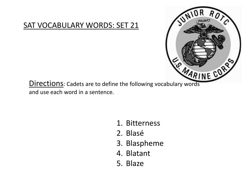Ppt Sat Vocabulary Words Set 21 Powerpoint Presentation Free Download Id 2825951