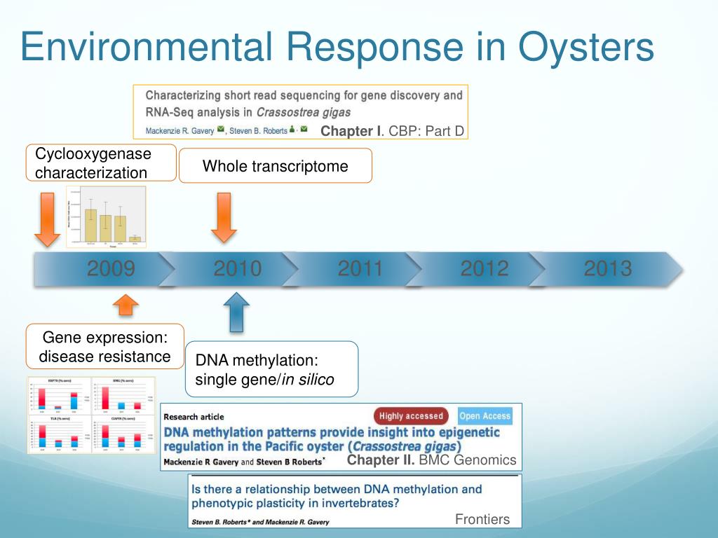 PPT - Regulation of environmental r esponses in the Pacific oyster ...