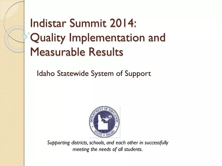 measurable results