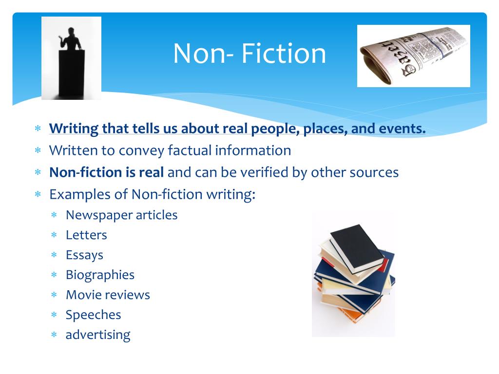 are biographies and autobiographies fiction or non fiction