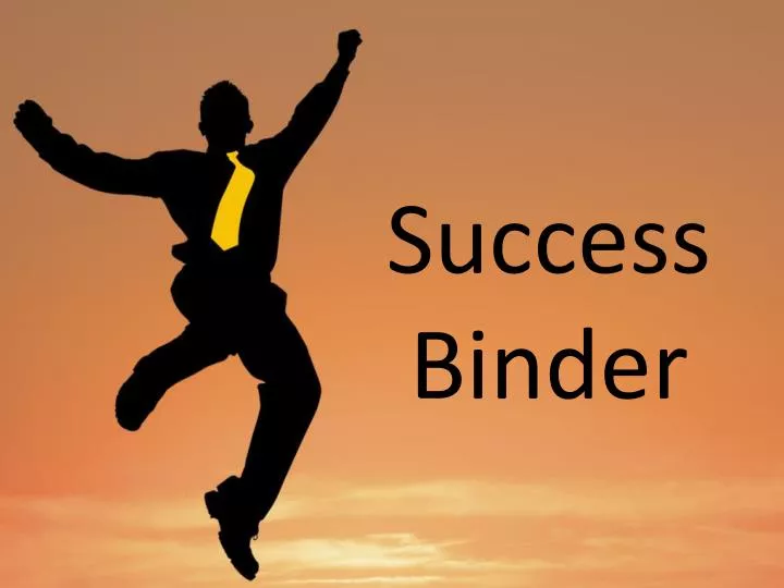 PPT Success Binder PowerPoint Presentation, free download ID2828836