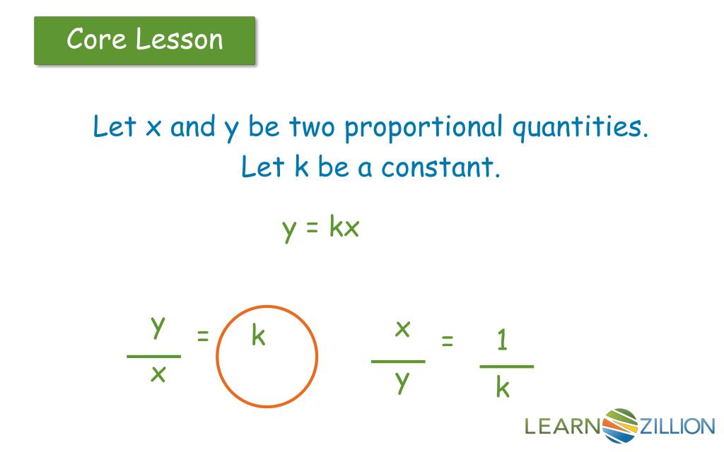 Ppt how do you identify the constant of proportionality from a ratio