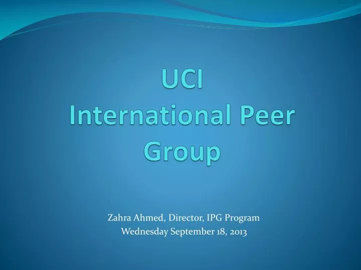 ppt - uci international peer group powerpoint presentation - id:2829914 ppt - uci international peer group powerpoint presentation - id:2829914, Uci Presentation Template, Presentation templates