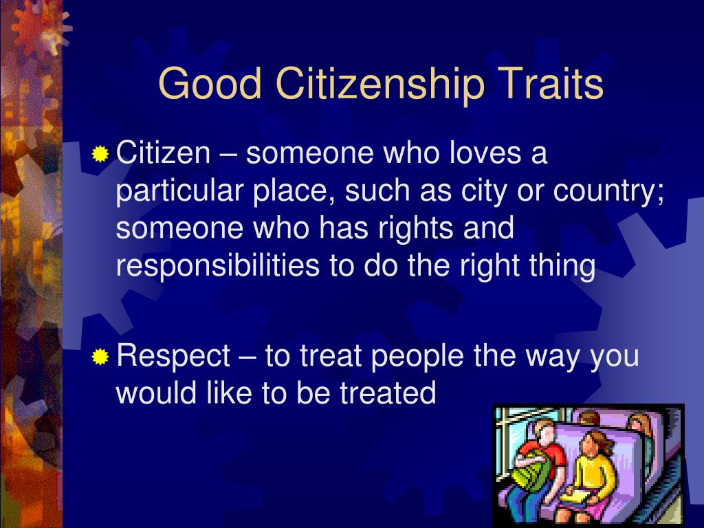 good citizen presentation