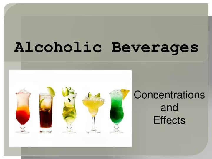 PPT Alcoholic Beverages PowerPoint Presentation, free download ID