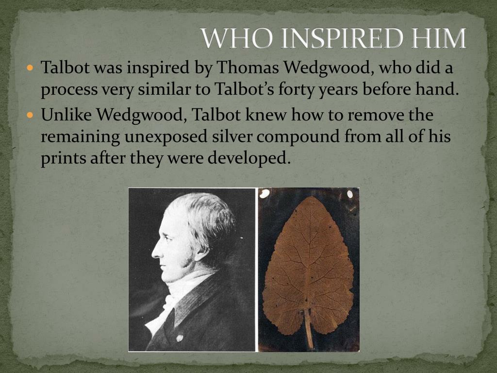 Talbot Etymology PPT - William Henry Fox Talbot 1800-1877 PowerPoint Presentation, free ...