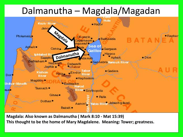 Dalmanutha Bible Map