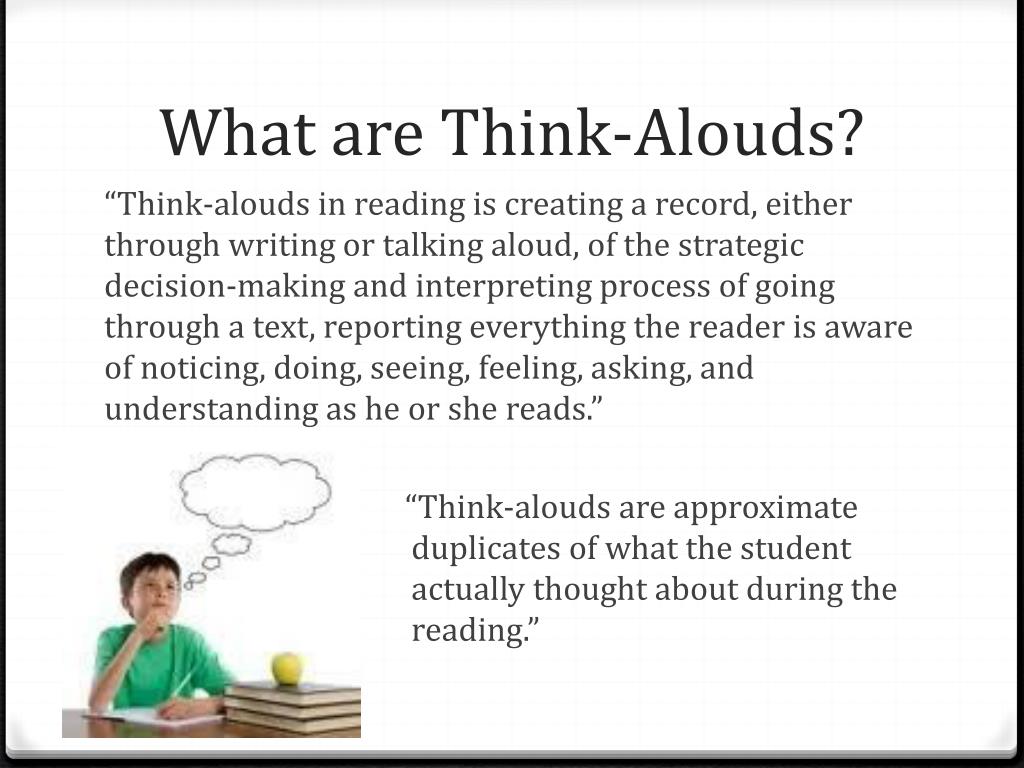 think aloud research