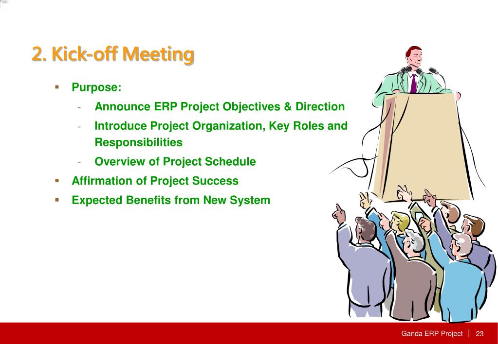 erp project kickoff presentation